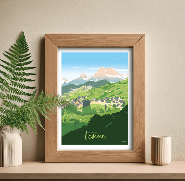 Affiche Cirque de Lescun Village été